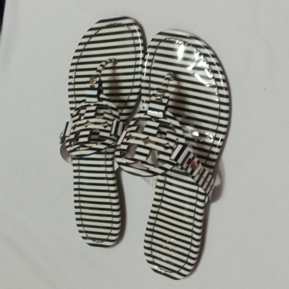 Nautical Tory Burch Miller Sandals - Picture 7 of 7